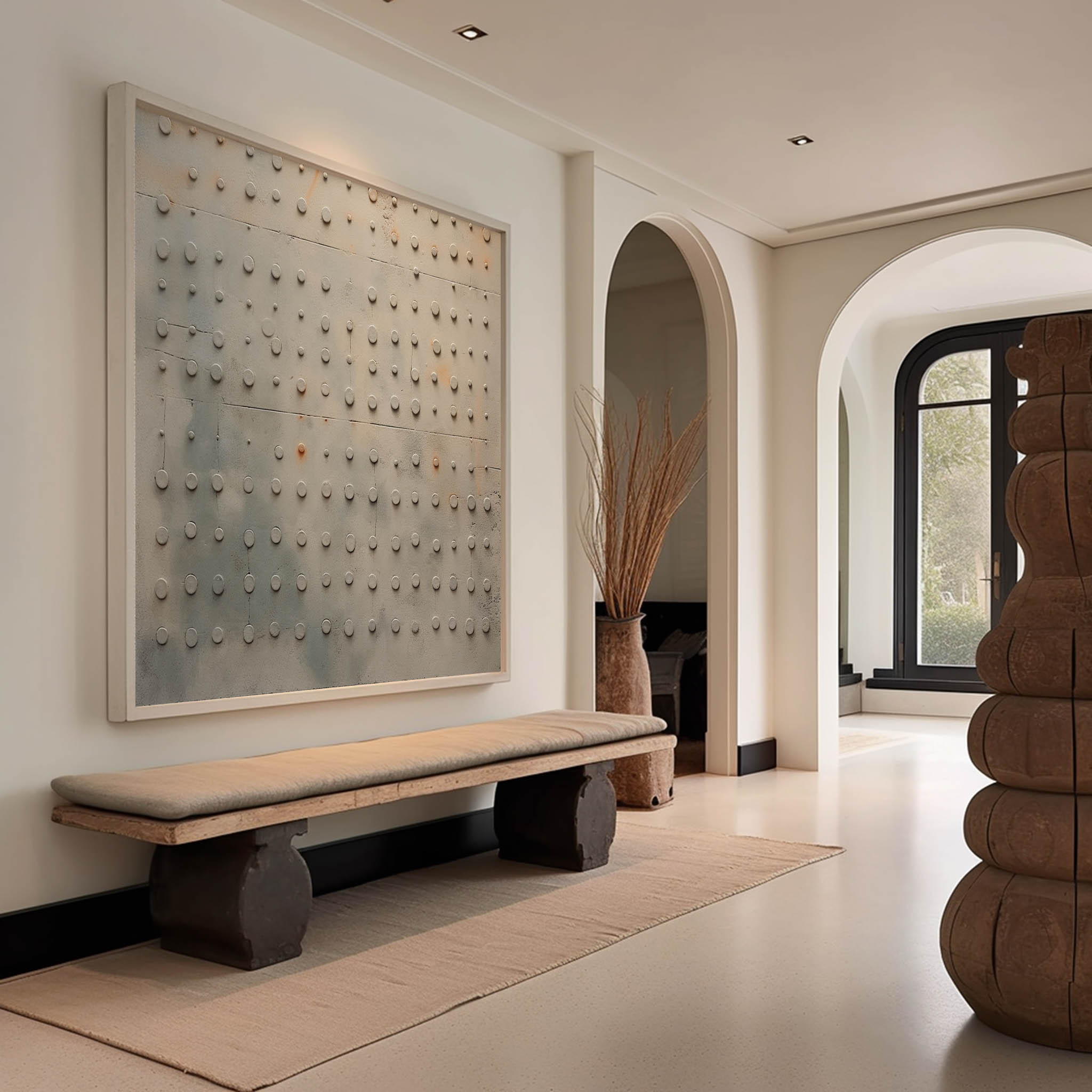 Wabi - Sabi 3D Industrial Abstract Wall Art EC0028 - Viral Wall Art